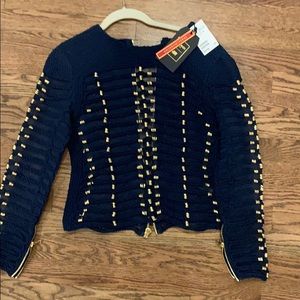 Balmain by HM blue zip top